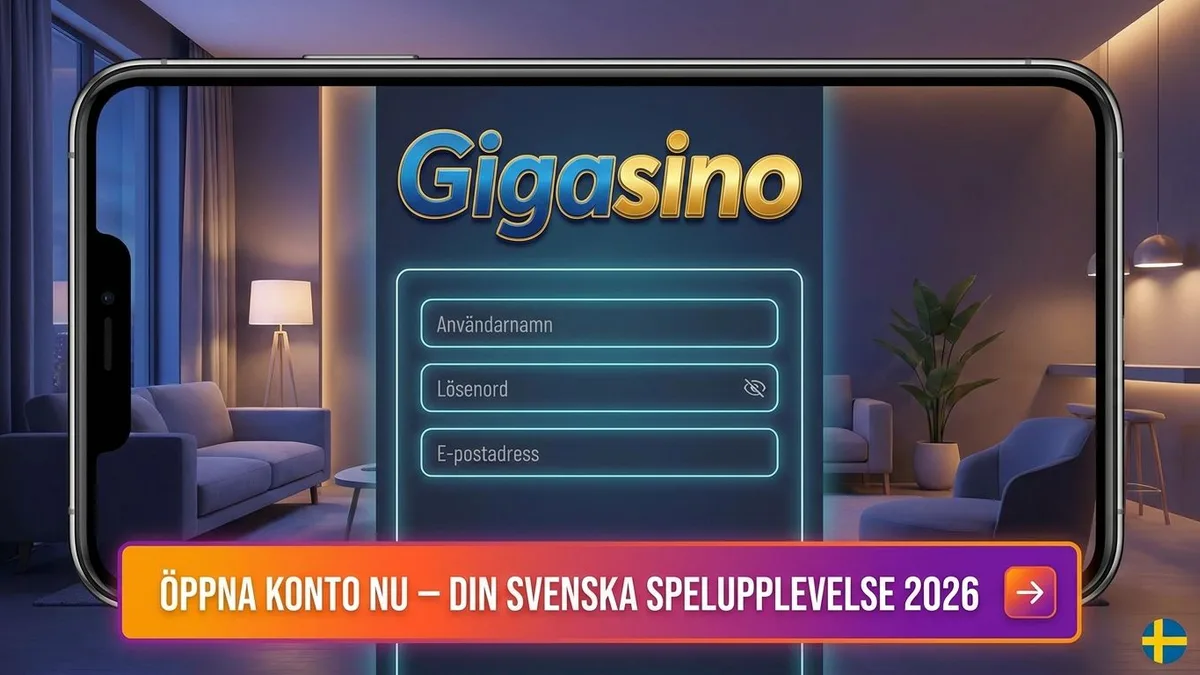 Registrera konto med bonus